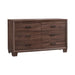 Brandon 6-drawer Dresser Medium Warm Brown image