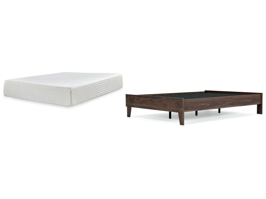 Calverson Bed and Mattress Set