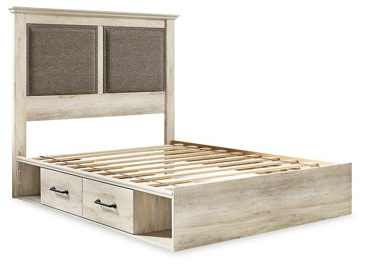 Cambeck Upholstered Panel Storage Bed