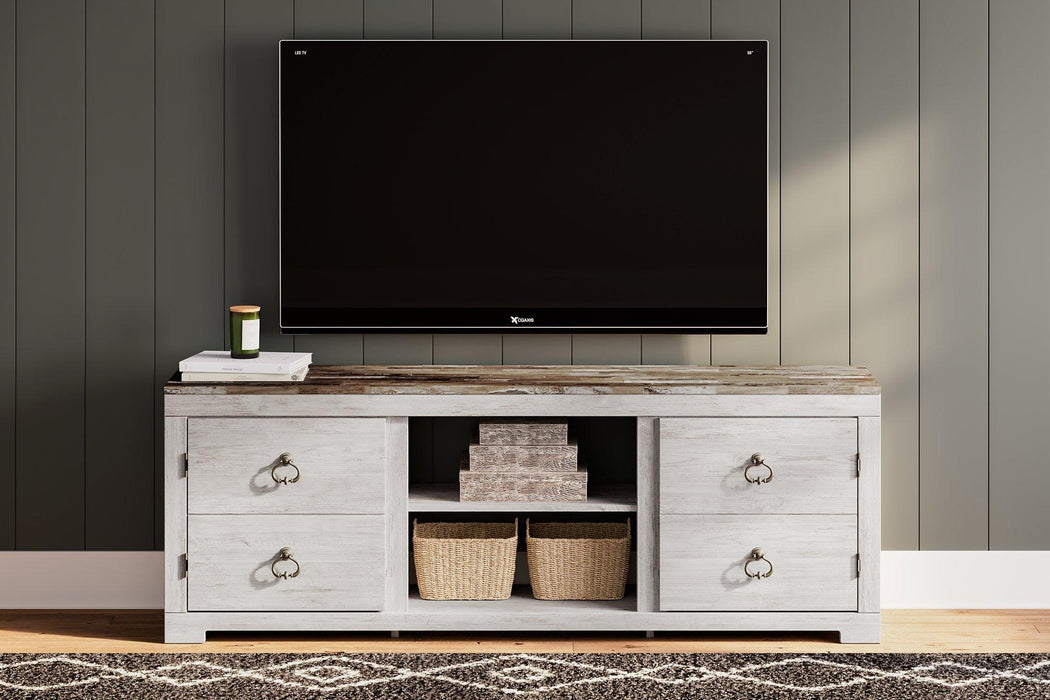 Willowton TV Stand with Electric Fireplace