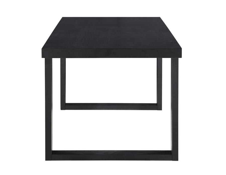 Steve Silver Yves Dining Table in Rubbed Charcoal