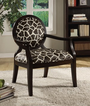 900214 Accent Chair (Giraffe Pattern) - Click Image to Close