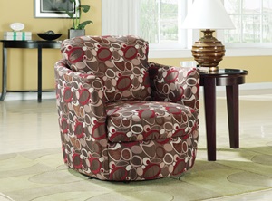 900406 Swivel Chair (Oblong Pattern) - Click Image to Close