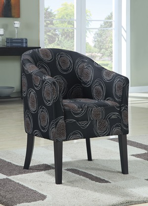 900436 Accent Chair (Circle Pattern) - Click Image to Close