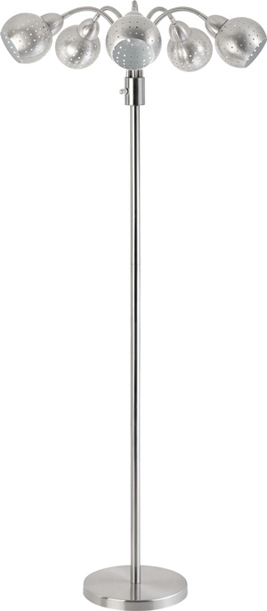 901440 Floor Lamp (Brushed Steel) - Click Image to Close