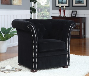 902032 Accent Chair (Black) - Click Image to Close