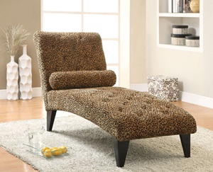 902076 Chaise (Leopard Pattern) - Click Image to Close