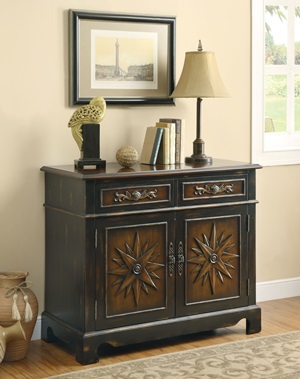 950078 Accent Cabinet (Two-Tone Brown) - Click Image to Close